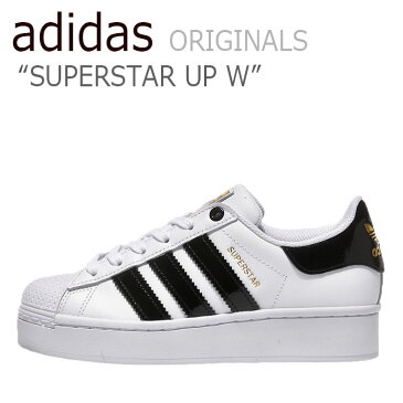 アディダス スーパースター スニーカー adidas レディース SUPERSTAR UP W スーパースター アップ WHITE ホワイト BLACK ブラック FV3336 シューズ 【中古】未使用品