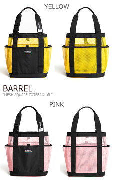 バレル PVCバッグ BARREL メンズ レディース MESH SQUARE TOTEBAG 16L メッシュ スクエア トートバッグ 16リットル ビーチバッグ 全4色 1450042/3/4/5 バッグ