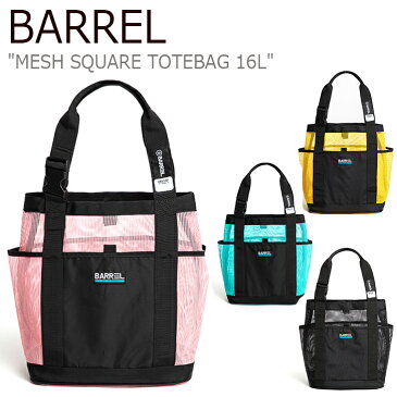 バレル PVCバッグ BARREL メンズ レディース MESH SQUARE TOTEBAG 16L メッシュ スクエア トートバッグ 16リットル ビーチバッグ 全4色 1450042/3/4/5 バッグ