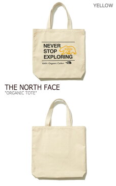 ノースフェイス エコバッグ THE NORTH FACE メンズ レディース ORGANIC TOTE オーガニック トート YELLOW イエロー BLACK ブラック NN2PL11A/B バッグ 【中古】未使用品