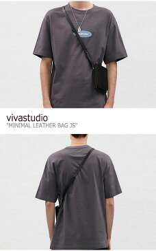 ビバスタジオ クロスバッグ vivastudio メンズ レディース MINIMAL LEATHER BAG JS ミニマル レザーバッグ BLACK ブラック JSVA07 バッグ