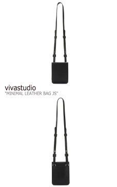 ビバスタジオ クロスバッグ vivastudio メンズ レディース MINIMAL LEATHER BAG JS ミニマル レザーバッグ BLACK ブラック JSVA07 バッグ