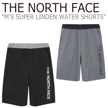 ノースフェイス 水着 THE NORTH FACE メンズ M'S SUPER LINDEN WATER SHORTS スーパー リンデン ウォーター ショーツ 海水パンツ サーフパンツ GREY グレー BLACK ブラック NS6NJ06J/L ウェア 【中古】未使用品