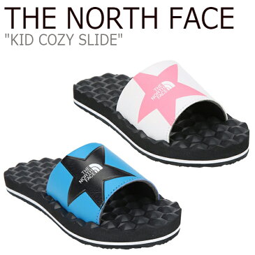 ノースフェイス サンダル THE NORTH FACE キッズ KID COZY SLIDE コージー スライド ビーチサンダル シャワーサンダル PINK ピンク BLUE ブルー NS96J13A/B シューズ 【中古】未使用品