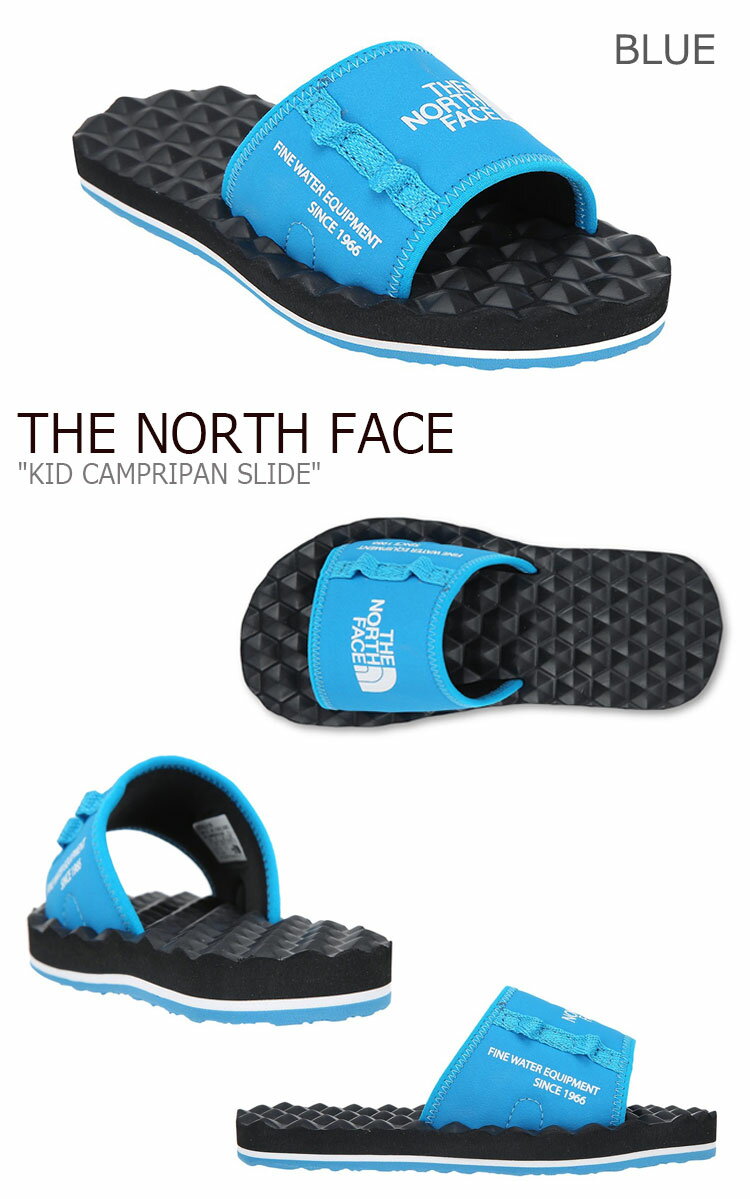 ノースフェイス サンダル THE NORTH FACE キッズ KID CAMPRIPAN SLIDE キャンプリパン スライド ビーチサンダル PINK ピンク BLUE ブルー BLACK ブラック NS96J11A/B/C シューズ 【中古】未使用品