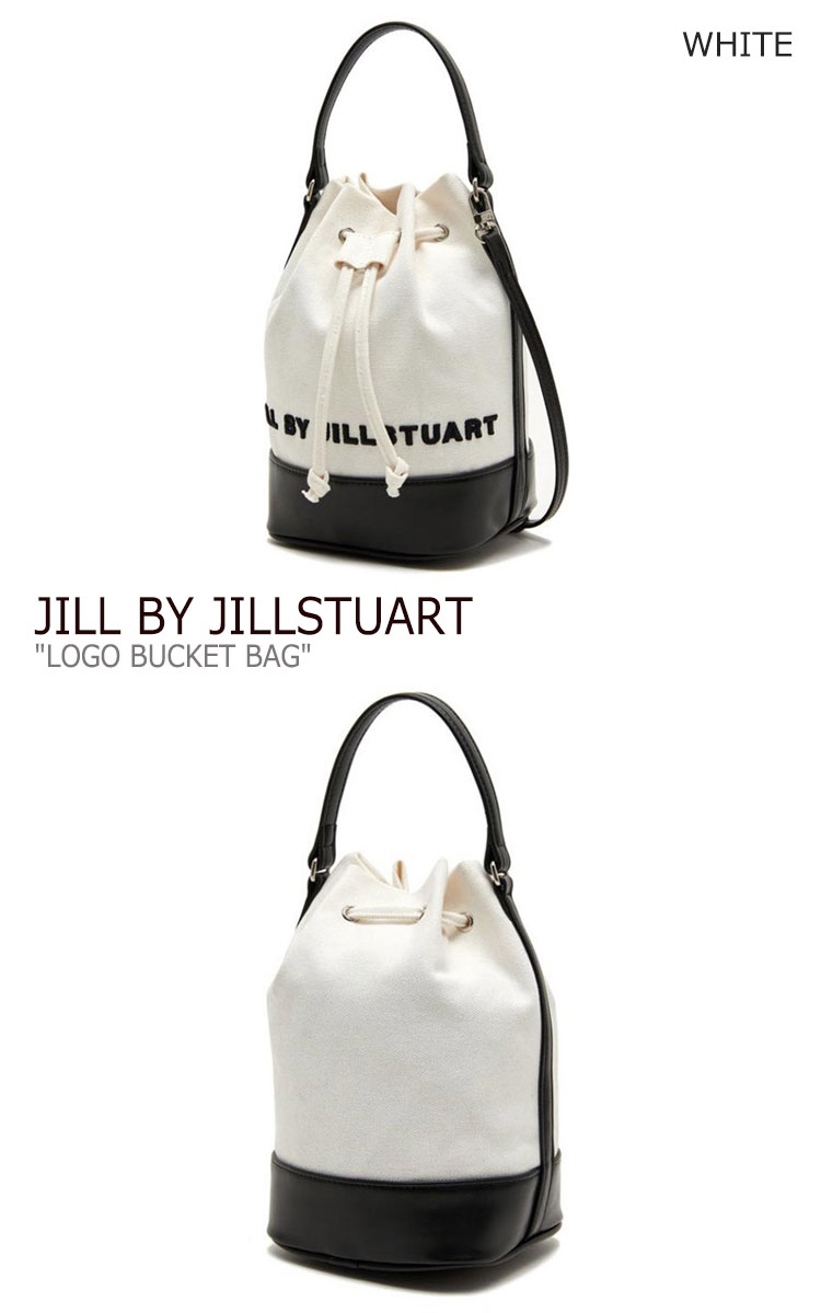 ジル バイ ジルスチュアート クロスバッグ JILL BY JILLSTUART レディース LOGO BUCKET BAG ロゴ バケットバッグ WHITE ホワイト BLACK ブラック JLBA0F860BK JLBA0E861WT バッグ