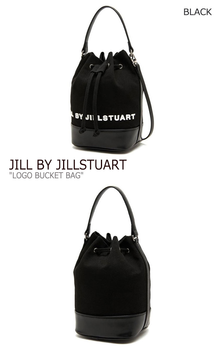 ジル バイ ジルスチュアート クロスバッグ JILL BY JILLSTUART レディース LOGO BUCKET BAG ロゴ バケットバッグ WHITE ホワイト BLACK ブラック JLBA0F860BK JLBA0E861WT バッグ