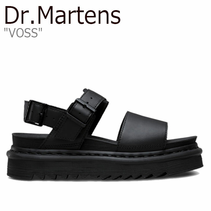 ドクターマーチン サンダル Dr.Martens レディース VOSS ボス ヴォス BLACK ブラック 23802001 シューズ【中古】未使用品