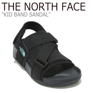 ノースフェイス サンダル THE NORTH FACE キッズ KID BAND SANDAL バンドサンダル BLACK ブラック NS96L20A シューズ 【中古】未使用品