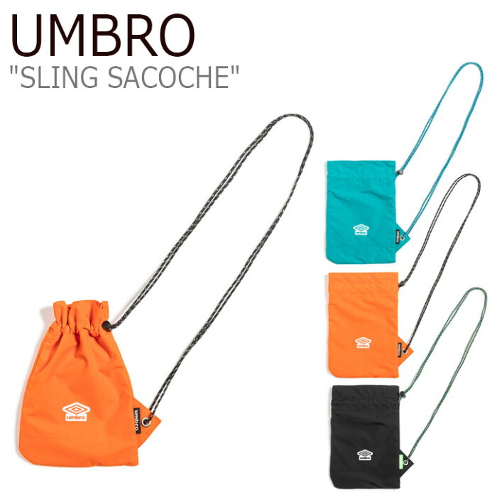 アンブロ ボディーバッグ UMBRO メンズ レディース SLING SACOCHE スリング サコッシュ BLACK ブラック PALE GREEN ペール グリーン ORANGE オレンジ U0223CBG46 バッグ