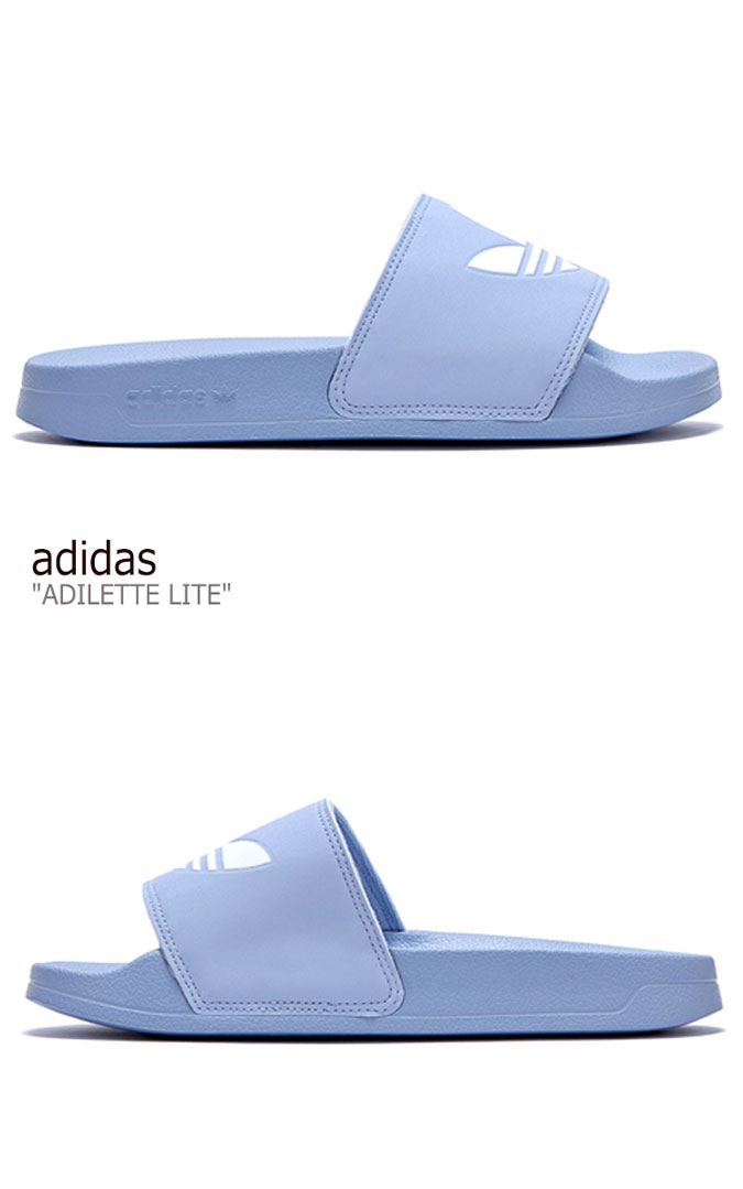 アディダス サンダル adidas メンズ レディース ADILETTE LITE アディレッタ ライト LIGHT BLUE ライトブルー FLADAS1U13 H05681 シューズ 【中古】未使用品