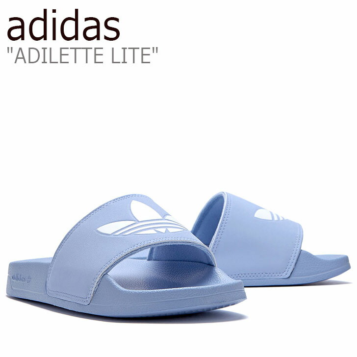 アディダス サンダル adidas メンズ レディース ADILETTE LITE アディレッタ ライト LIGHT BLUE ライトブルー FLADAS1U13 H05681 シューズ 【中古】未使用品