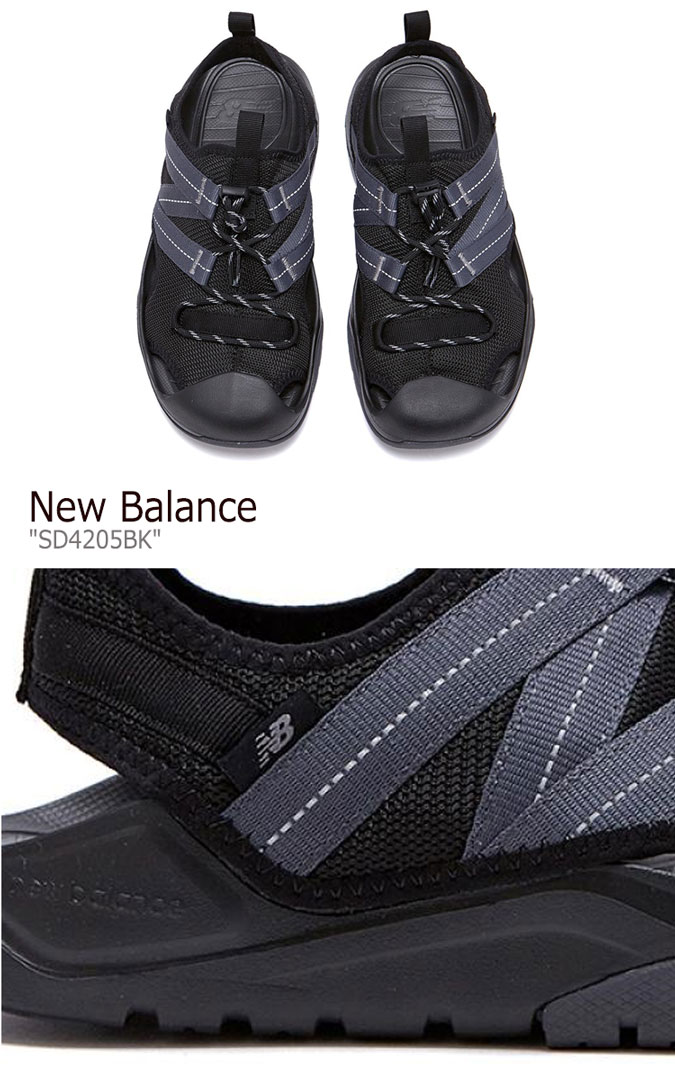 ニューバランス サンダル New Balance メンズ レディース new balance SD 4205 BK BLACK ブラック SD4205BK シューズ 【中古】未使用品