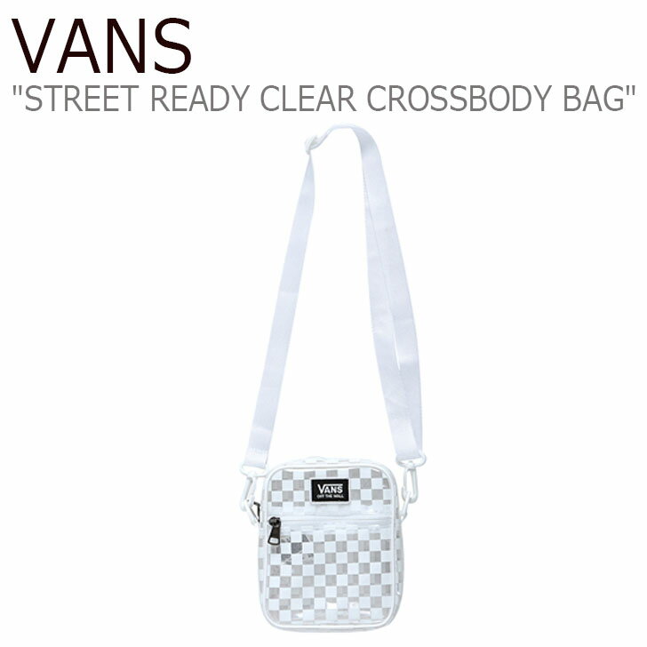 バンズ ボディバッグ VANS メンズ レディース STREET READY CLEAR CROSSBODY BAG ストリート レディ クリア クロスボディ バッグ WHITE ホワイト FLVNAA1B11 バッグ