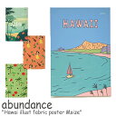 アバンダンス タペストリー abundance ハワイ イラスト ファブリックポスター Mサイズ Hawai illust fabric poster Msize 韓国雑貨 おしゃれ GM517001/2/3/4/5 ACC 1