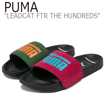 プーマ サンダル PUMA メンズ レディース LEADCAT FTR THE HUNDREDS リードキャット ザハンドレッツ BLACK ブラック 37294001 シューズ 【中古】未使用品