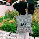 ヘイ トートバッグ HAY メンズ レディース COTTON BAG CHECK コットンバッグ チェック Check チェック色 700175 バッグ