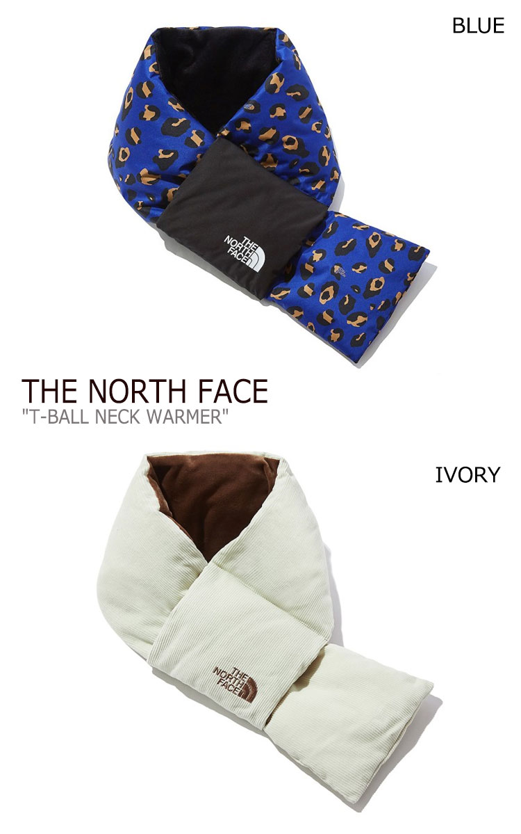 ノースフェイス マフラー THE NORTH FACE メンズ レディース T-BALL NECK WARMER ティーボール ネック ウォーマー BLUE ブルー BLACK ブラック IVORY アイボリー NA5IL52J/K/L ACC 【中古】未使用品