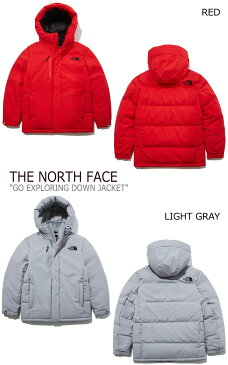 ノースフェイス ダウン THE NORTH FACE メンズ レディース GO EXPLORING DOWN JACKET ゴー エクスプローリング ダウンジャケット BLACK ブラック RED レッド GRAY グレー NJ1DL71A/B/C/D ウェア 【中古】未使用品