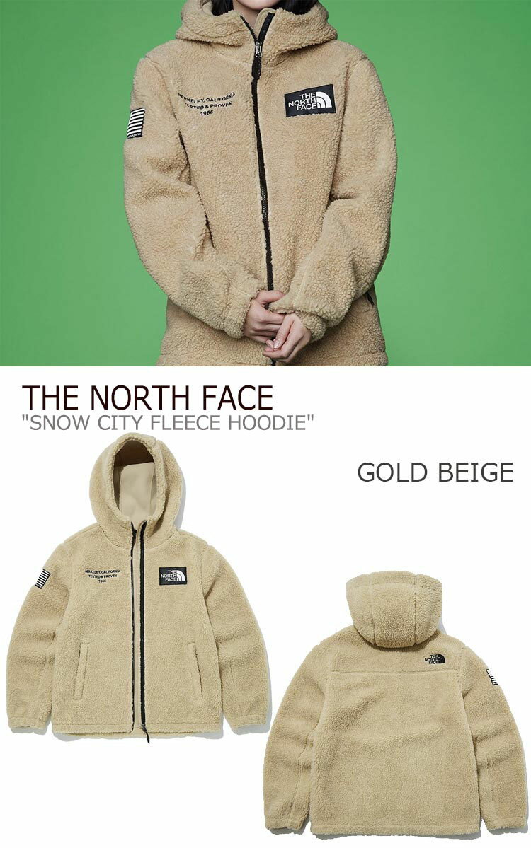 フリース ノースフェイス THE NORTH FACE メンズ レディース SNOW CITY FLEECE HOODIE スノー シティー フリース フーディー IVORY アイボリー GOLD BEIGE ゴールドベージュ BLACK ブラック NN4FL52A/B/C NN4FL55A/B/C ウェア 【中古】未使用品