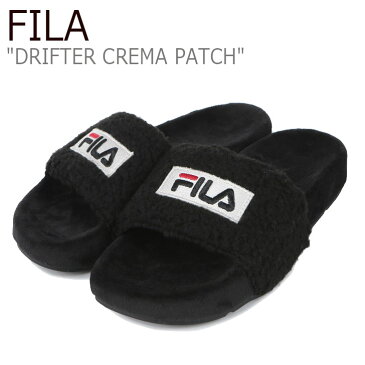 フィラ サンダル FILA レディース DRIFTER CREMA PATCH ドリフター クレマ パッチ BLACK ブラック 1SM00817-001 シューズ 【中古】未使用品