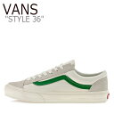 バンズ スタイル36 スニーカー VANS メンズ レディース STYLE 36 スタイル 36 MARSHMALLOW マシュマロ JOLLY GREEN ジョリーグリーン VN0A3DZ3RFX シューズ