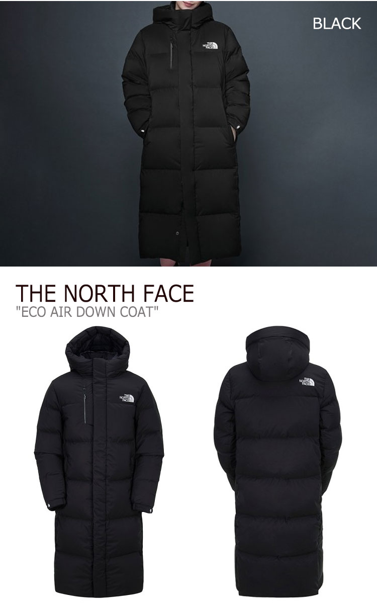 ノースフェイス ダウン THE NORTH FACE メンズ レディース ECO AIR DOWN COAT エコ エア ダウンコート BLACK ブラック WHITE ホワイト NC1DL70A/B ウェア 【中古】未使用品