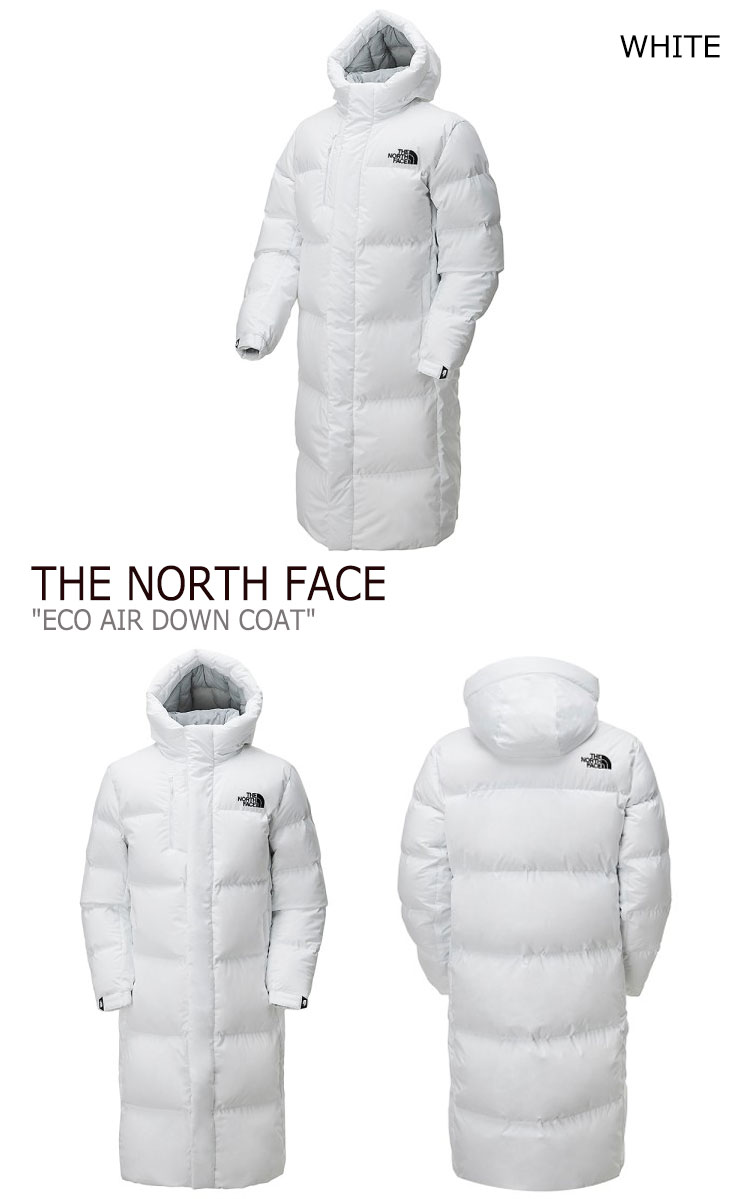 ノースフェイス ダウン THE NORTH FACE メンズ レディース ECO AIR DOWN COAT エコ エア ダウンコート BLACK ブラック WHITE ホワイト NC1DL70A/B ウェア 【中古】未使用品