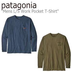 パタゴニア ロンT patagonia メンズ Mens L/S Work Pocket T-Shirt メンズ ロングスリーブ ワーク ポケット Tシャツ SAGE サジ KHAKI カーキ STONE ストーン BLUE ブルー 53385K7 ウェア 【中古】未使用品