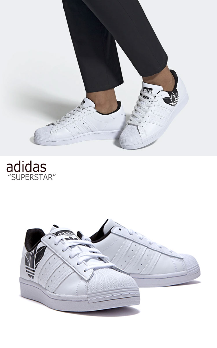 アディダス スーパースター スニーカー adidas メンズ レディース SUPERSTAR スーパー スター WHITE ホワイト BLACK ブラック FY2824 FLADBA3U34 シューズ 【中古】未使用品