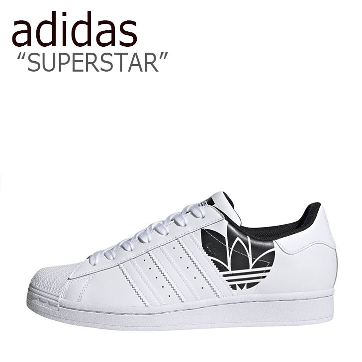 アディダス スーパースター スニーカー adidas メンズ レディース SUPERSTAR スーパー スター WHITE ホワイト BLACK ブラック FY2824 FLADBA3U34 シューズ 【中古】未使用品