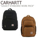 J[n[g bN CARHARTT Y fB[X LEGACY STANDARD WORK PACK KV[ X^_[h [NpbN BLACK ubN BROWN uE 19032101/2 obO