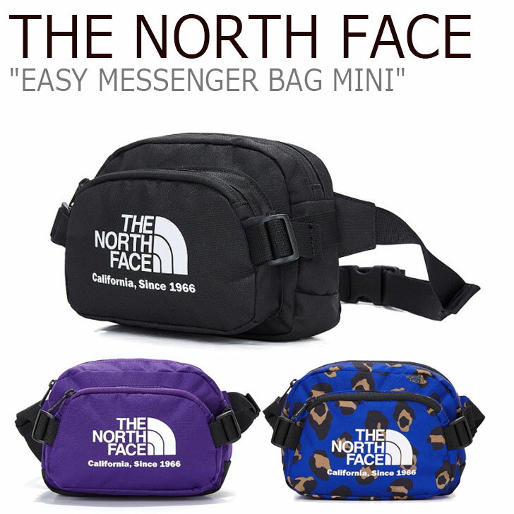 ノースフェイス ウエストポーチ THE NORTH FACE メンズ レディース EASY MESSENGER BAG MINI イージー メッセンジャーバッグ ミニ VIOLET バイオレット BLACK ブラック BLUE ブルー NN2PL50J/K/L バッグ 【中古】未使用品