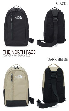 ノースフェイス ボディバッグ THE NORTH FACE メンズ レディース CANCUN ONE-WAY BAG カンクン ワンウェイ バッグ BLACK ブラック DARK BEIGE ダーク ベージュ NN2PM10J/K バッグ 【中古】未使用品