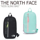 ノースフェイス 韓国 ボディバッグ THE NORTH FACE 男の子 女の子 KIDS SLING BAG キッズ スリングバッグ BLACK ブラック ICE GREEN アイスグリーン NN2PM13R/S バッグ 【中古】未使用品