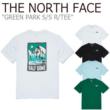 ノースフェイス Tシャツ THE NORTH FACE メンズ レディース GREEN PARK S/S R/TEE グリーンパーク ショートスリーブ ラウンドTEE GREEN グリーン BLACK ブラック BLUE ブルー WHITE ホワイト NT7UM13J/K/L/M ウェア 【中古】未使用品