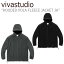 ビバスタジオ フリース vivastudio メンズ レディース HOODED POLA FLEECE JACKET JA フード ポーラ フリースジャケット GREY グレー BLACK ブラック JAVJ01 ウェア