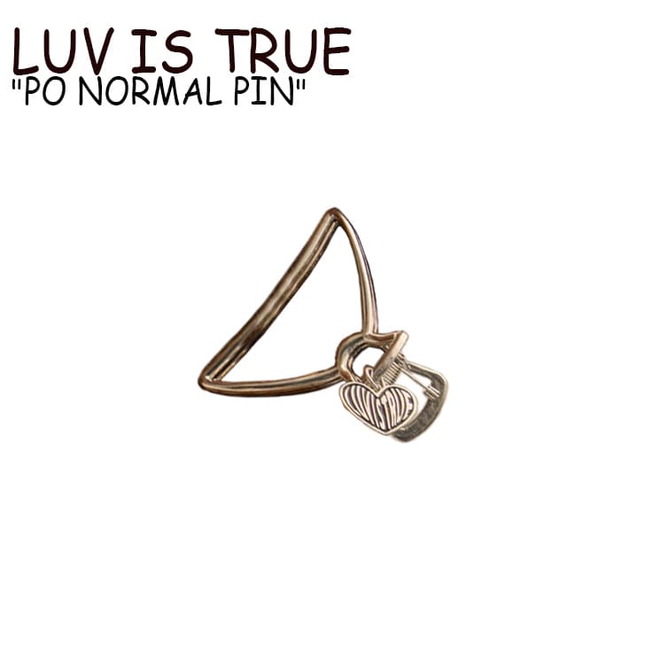 ラブイズトゥルー ヘアクリップ LUV IS TRUE レディース PO NORMAL PIN ポー ノーマル ピン SILVER シルバー 韓国アクセサリー 4301805 ACC