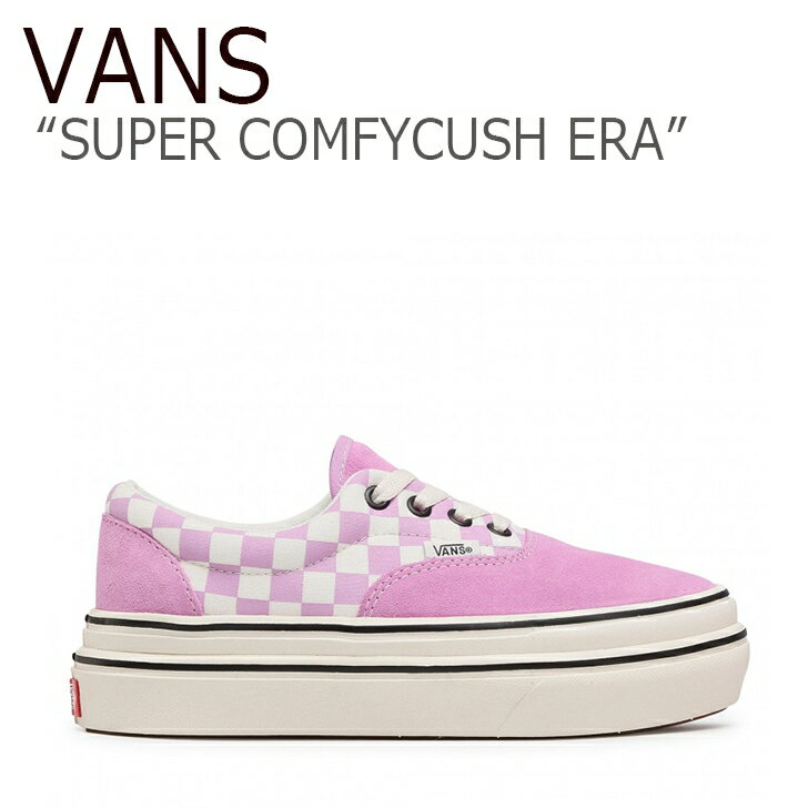 バンズ エラ スニーカー VANS レディース SUPER COMFYCUSH ERA スーパー コンフィークッシュ エラ PINK ピンク MARSHMALLOW マシュマロ VN0A4U1D4ZO1 シューズ
