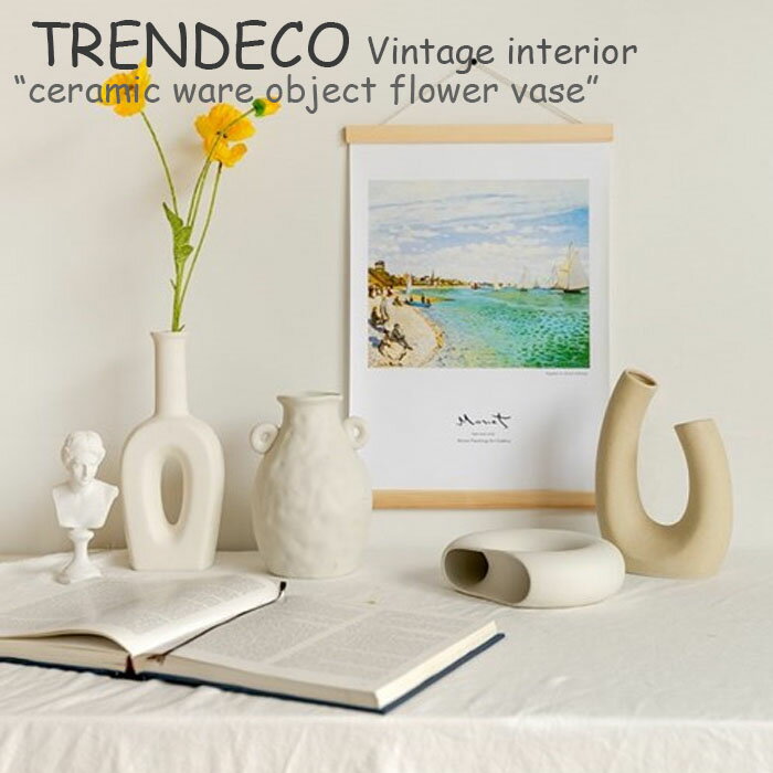 ڥȥåʡۥȥǥ ¤ TRENDECO Vintage interior ceramic ware object flower vase ڹ񻨲 2464505 ACC