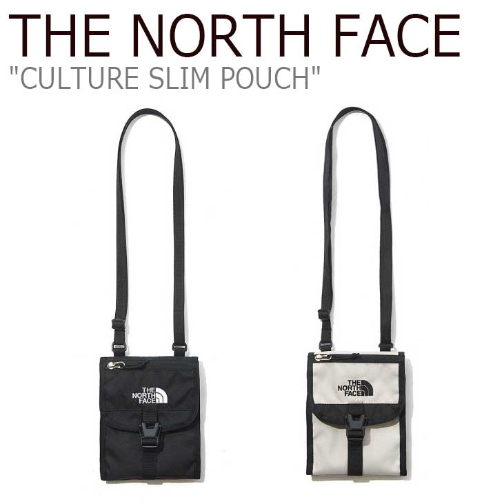 ノースフェイス サコッシュ THE NORTH FACE メンズ レディース CULTURE SLIM POUCH カルチャー スリム ポーチ BLACK ブラック LIGHT BEIGE ライトベージュ NN2PM04A/B NN2PM50A バッグ 【中古】未使用品