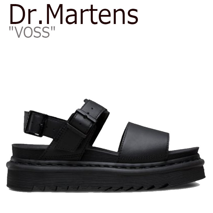 ドクターマーチン サンダル Dr.Martens レディース VOSS ボス BLACK ブラック 23802001 シューズ 【中古】未使用品