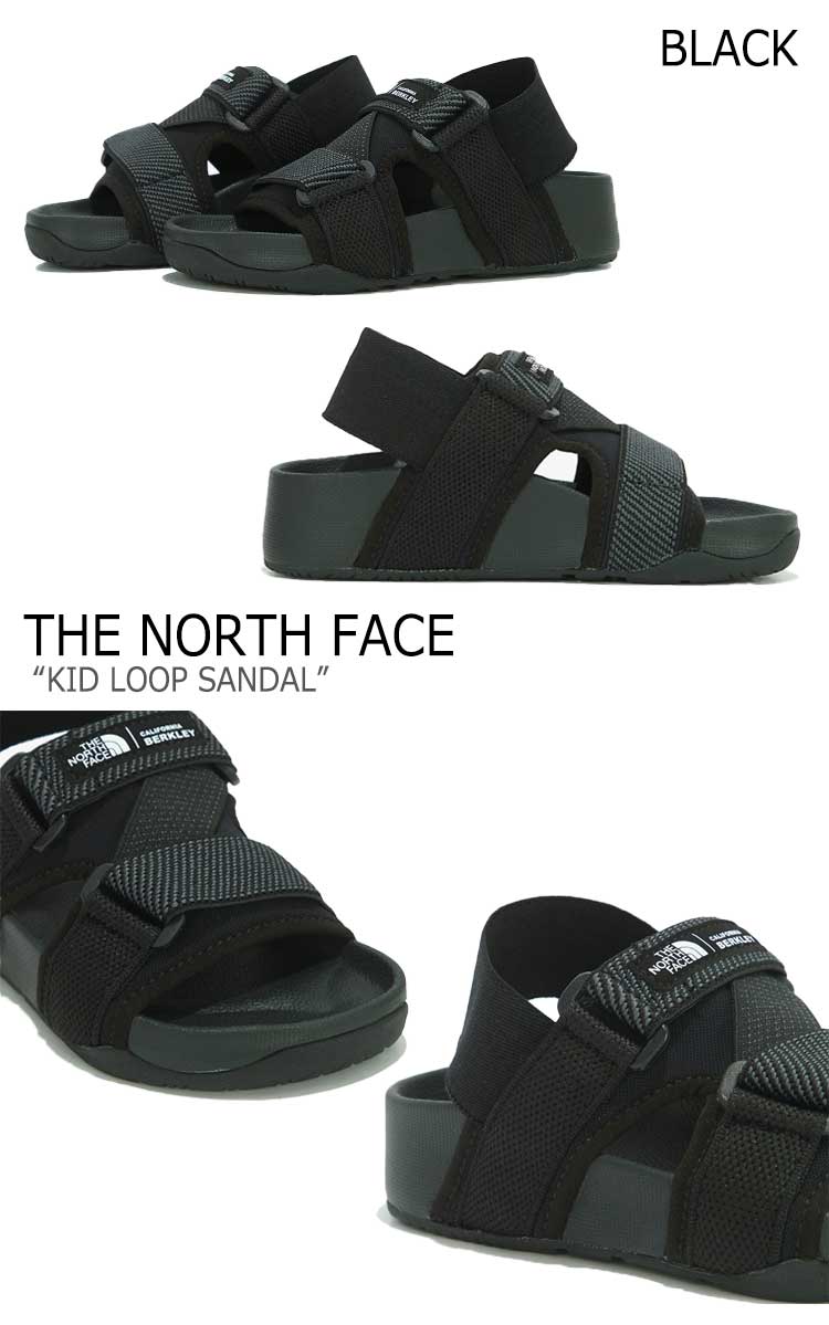 ノースフェイス サンダル THE NORTH FACE 男の子 女の子 KID LOOP SANDAL キッズ ループ サンダル BLACKブラック BEIGE ベージュ NS96M06A/B シューズ 【中古】未使用品