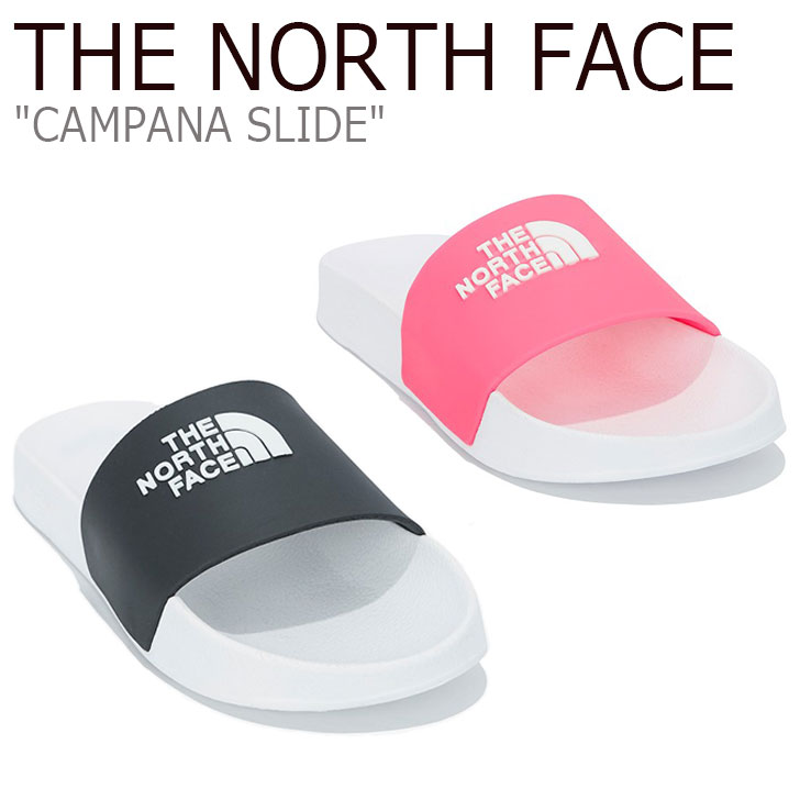 ノースフェイス サンダル THE NORTH FACE メンズ レディース CAMPANA SLIDE カンパーナ スライド BLACK ブラック NEON PINK ネオンピンク NS98M03A/B シューズ 【中古】未使用品