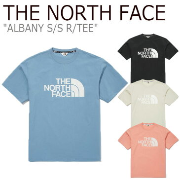 ノースフェイス Tシャツ THE NORTH FACE メンズ レディース ALBANY S/S R/TEE オールバニー ショートスリーブ ラウンドTEE 半袖 BLACK ブラック LIGHT BEIGE ライトベージュ SMOKE BLUE ブルー SALMON サーモン NT7UM01J/K/L/M ウェア 【中古】未使用品