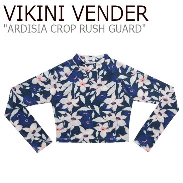 ビキニベンダー 水着 VIKINI VENDER レディース ARDISIA CROP RUSH GUARD アルディシア クロップ ラッシュガード 長袖 BLUE ブルー 2002248 ウェア