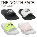 ノースフェイス 韓国 サンダル THE NORTH FACE メンズ レディース FLEX SLIDE フレックス スライド BLACK ブラック WHITE ホワイト PINK ピンク NEON YELLOW ネオンイエロー NS98M01A/B/C/D シューズ【中古】未使用品