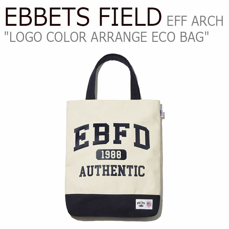 GxbctB[h g[gobO EBBETS FIELD Y fB[X EFF ARCH LOGO COLOR ARRANGE ECO BAG A[` S J[ AW GRobO IVORY AC{[ EB2102EC02IV obO