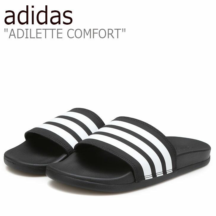 アディダス スリッパ adidas メンズ レディース ADILETTE COMFORT アディレッタ コンフォート BLACK ブラック AP9971 シューズ 【中古】未使用品