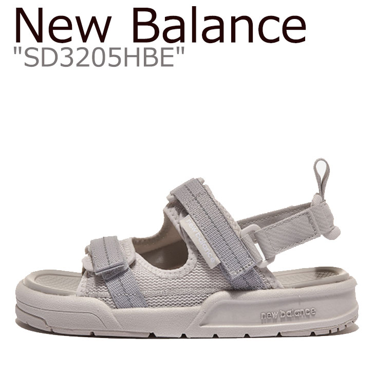 ニューバランス サンダル New Balance メンズ レディース SD 3205 HBE GRAY グレー SD3205HBE シューズ 【中古】未使用品